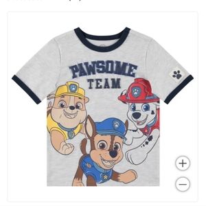 New Character Kids' Boys Girls Toddler Paw Patrol Short Sleeve Tee Shirt Size 4T